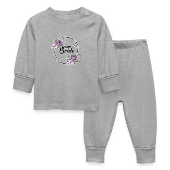 Équipe Bride - Pyjama Bébé - gris chiné - Devant