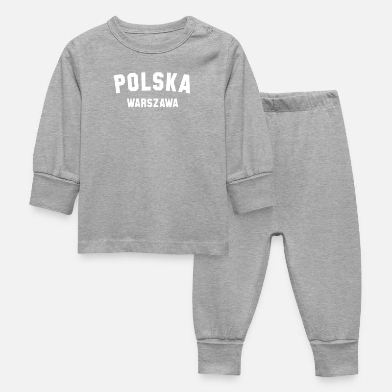 WARSZAWA, Polska, Varsovie, Pologne - Pyjama Bébé - gris chiné