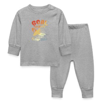 Gardien de but avec des compétences de vol - Pyjama Bébé - gris chiné - Devant