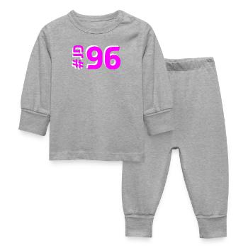JD96 - Pyjama Bébé - gris chiné - Devant