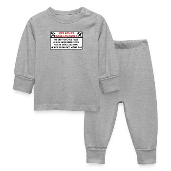 tools - Baby Sleepsuit - heather grey - Front
