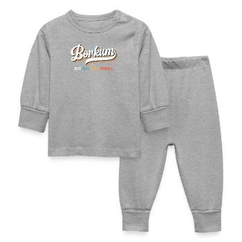 BORKUM BEST INSEL DANS LE NORDSEE Fun - Pyjama Bébé - gris chiné - Devant