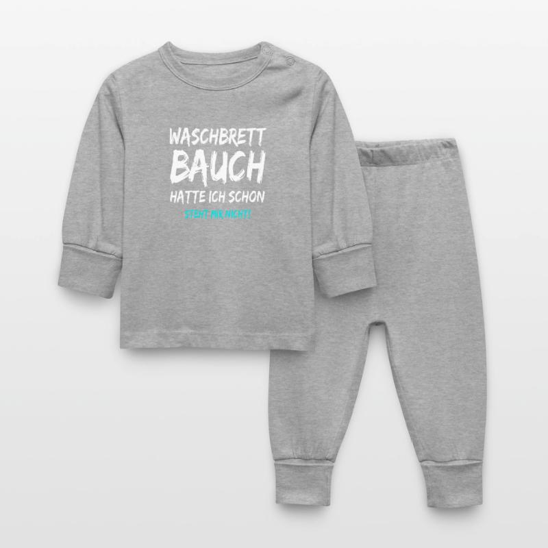 J’avais déjà des abdos en six-pack, ça ne me va pas ! Pyjama Bébé