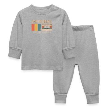 Original 1973 Birthday 1973 Gift 1973 Retro - Baby Sleepsuit - heather grey - Front