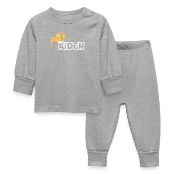 Carnival Aiden - Baby Sleepsuit - heather grey - Front