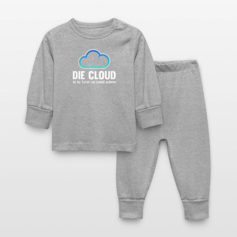 Coder DIE CLOUD IST DER SERVER VON JEMANDE ANDREN Baby Schlafanzug