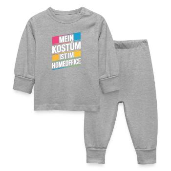 Le costume se trouve dans le bureau du carnaval du bureau principal - Pyjama Bébé - gris chiné - Devant