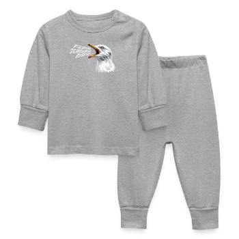 FEHMARN QUI SE LÂCHE DE LA MER Drôle - Pyjama Bébé - gris chiné - Devant
