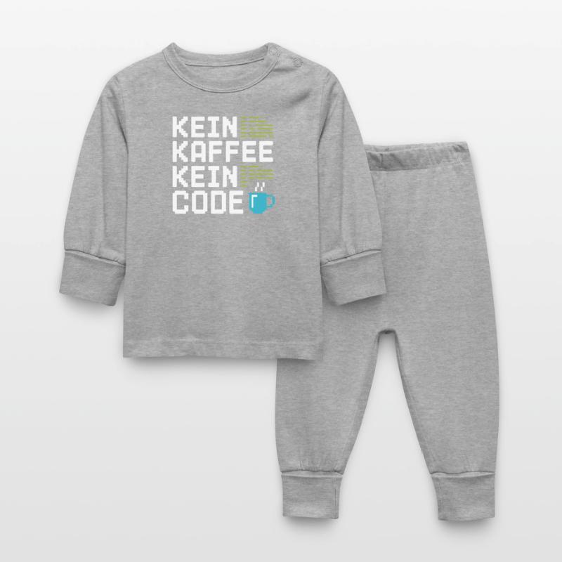 Kein Kaffee Kein Code Programmierer Informatiker Baby Schlafanzug