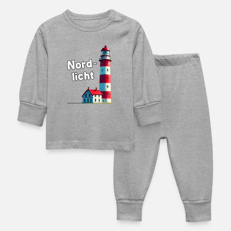 Phare - Pyjama Bébé - gris chiné