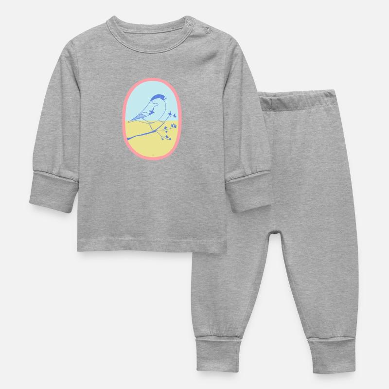 Le rêve de Bullfinch - Pyjama Bébé - gris chiné