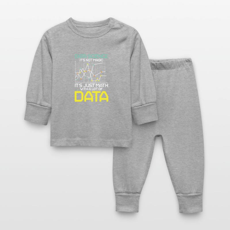 Data Science It's Not Magic It's Just Math Data Baby Schlafanzug