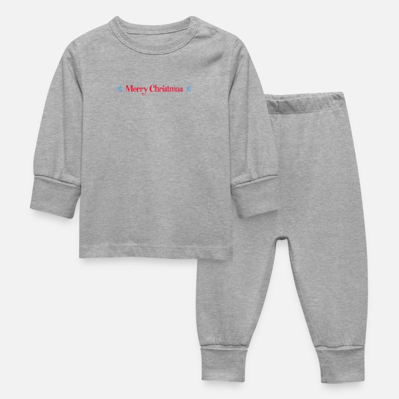 Joyeux Noël - Pyjama Bébé - gris chiné