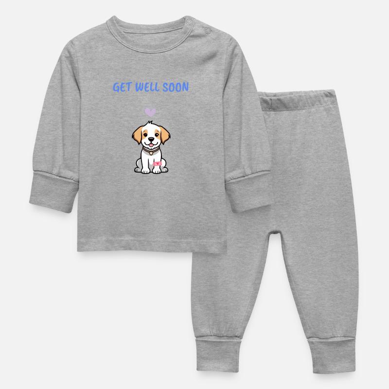 Bon rétablissement - Pyjama Bébé - gris chiné