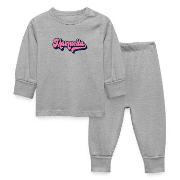 Mamacita Cadeau de fête des mères Maman espagnole Femmes - Pyjama Bébé - gris chiné - Devant