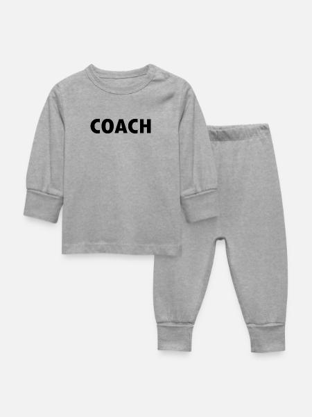 Coach - Baby Schlafanzug - Grau meliert