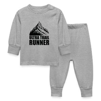 Trail Running Sport Ultra Trail Runner - Pyjama Bébé - gris chiné - Devant