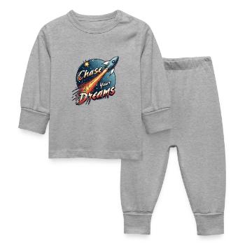 CHASSEUR DE RÊVES - Pyjama Bébé - gris chiné - Devant