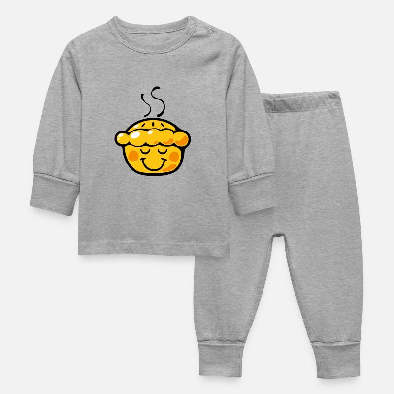 Smiley Pie - Pyjama Bébé - gris chiné