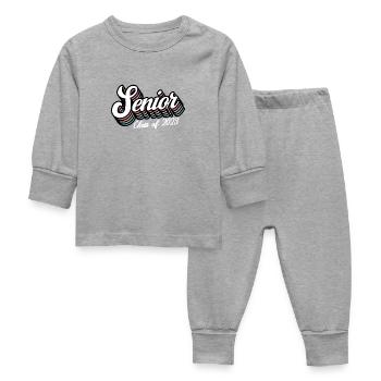 Senior Class Of 2023 Retro Graduation Party Geschenk - Baby Schlafanzug - Grau meliert - Vorne