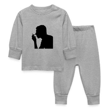Gainsbourg - Pyjama Bébé - gris chiné - Devant