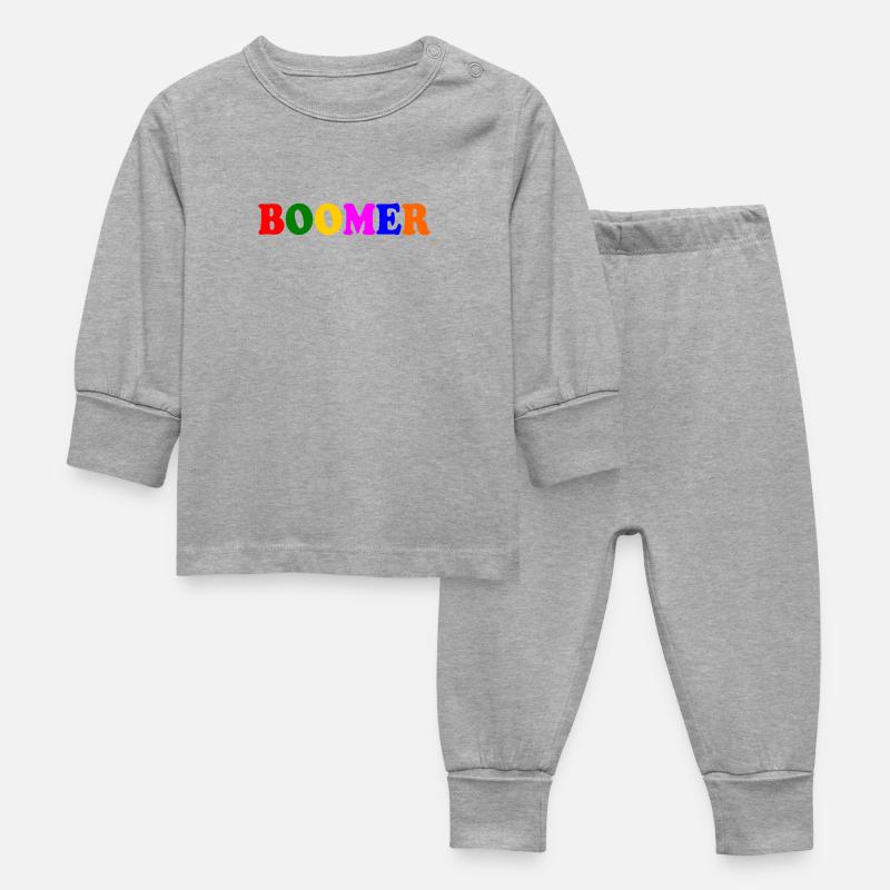 Boomer - Pyjama Bébé - gris chiné