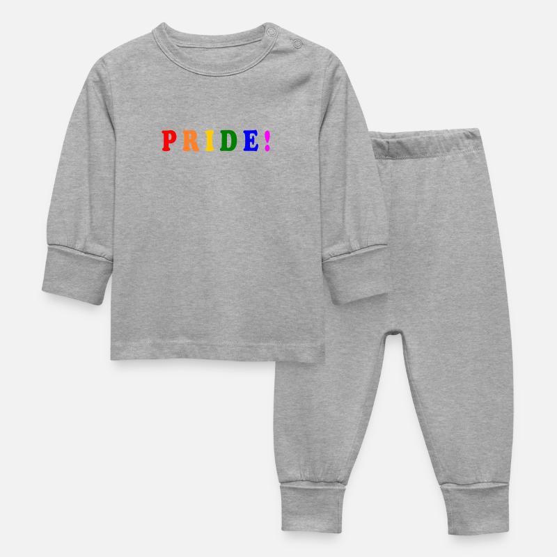 Pride - Pyjama Bébé - gris chiné