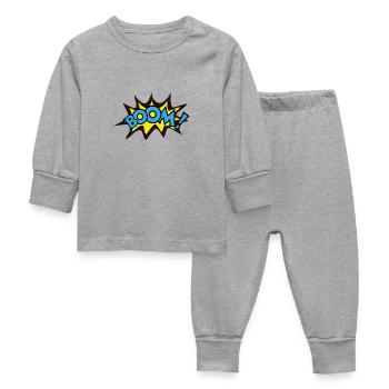 Boom ! - Pyjama Bébé - gris chiné - Devant