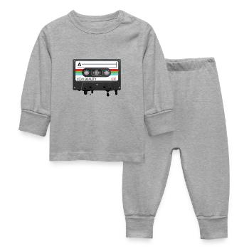 K7 cool - Baby Sleepsuit - heather grey - Front