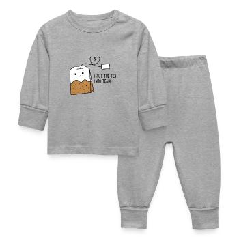 Équipe - Pyjama Bébé - gris chiné - Devant