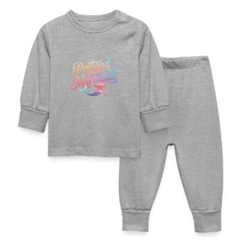 Sirène Fable Sirènes Conte de fées - Pyjama Bébé - gris chiné - Devant