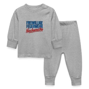 Jeunes talents des pompiers – Petits héros - Pyjama Bébé - gris chiné - Devant