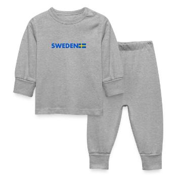 Suede - Pyjama Bébé - gris chiné - Devant