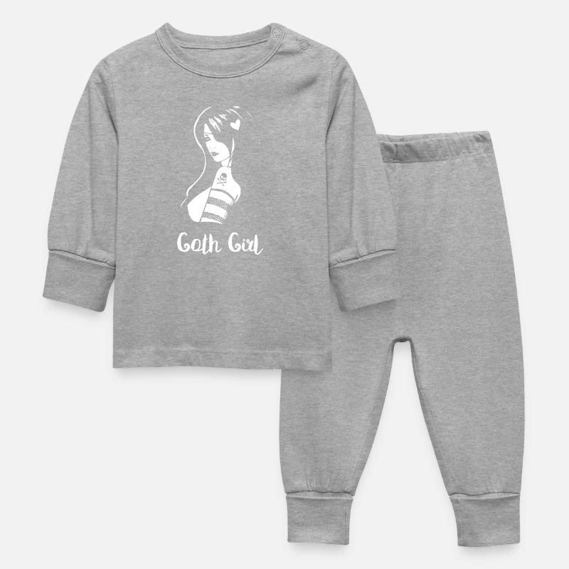 Goth Girl - Pyjama Bébé - gris chiné
