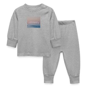 Ich will nur - Philipp Poisel - Baby Schlafanzug - Grau meliert - Vorne