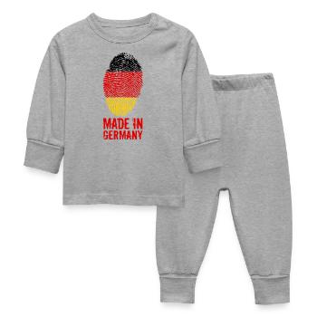 Made in Germany / Made in Germany - Baby Sleepsuit - heather grey - Front