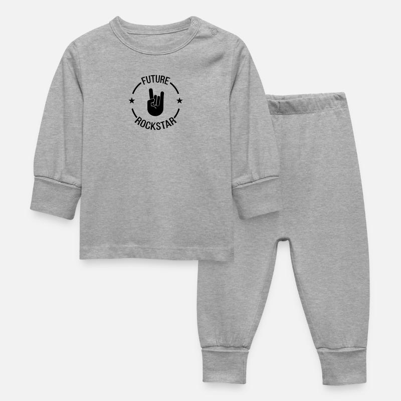 Future - Pyjama Bébé - gris chiné