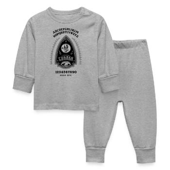 OUIJA PLANCHET - Pyjama Bébé - gris chiné - Devant
