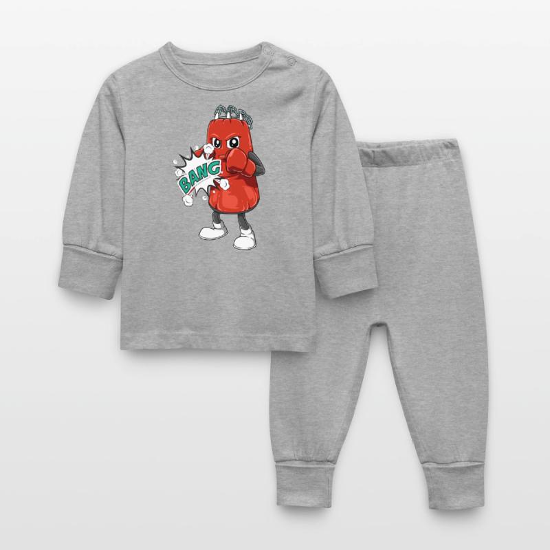 Boxe boxe boxe boxe de boxe de boxe pour un Pyjama Bébé