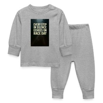 Step_in_Silence - Pyjama Bébé - gris chiné - Devant