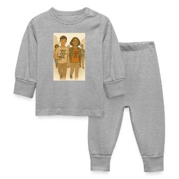 Donnez votre avis - Pyjama Bébé - gris chiné - Devant