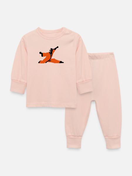 Kung fu - Baby Schlafanzug - Kristallrosa