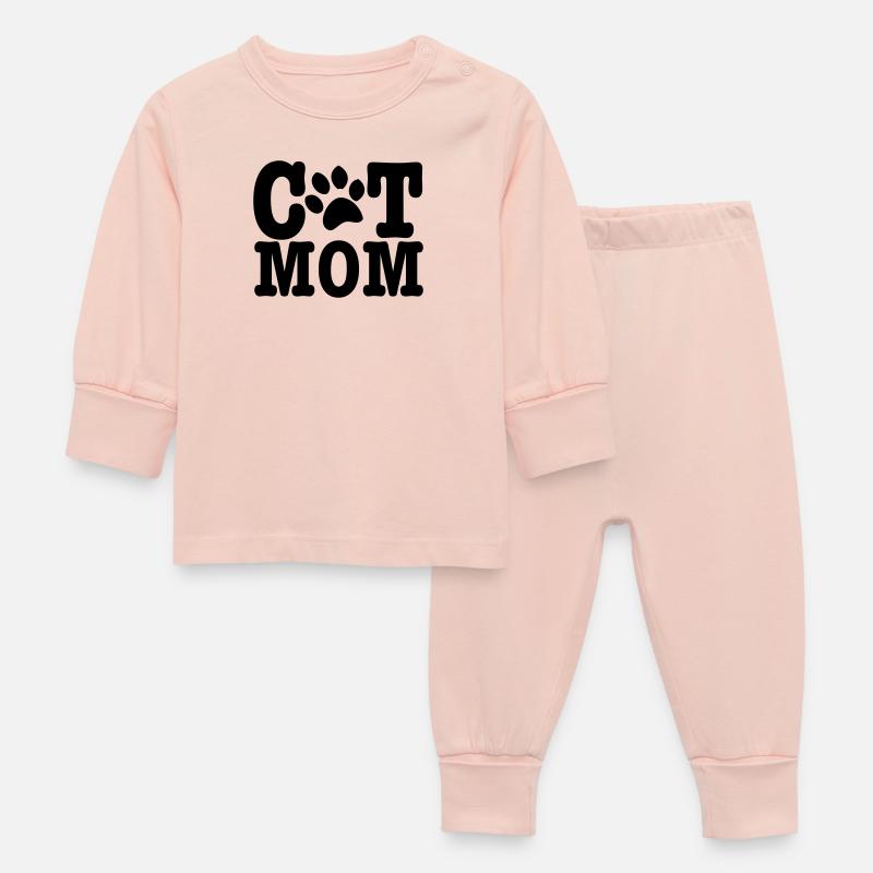 chat - Pyjama Bébé - rose cristal