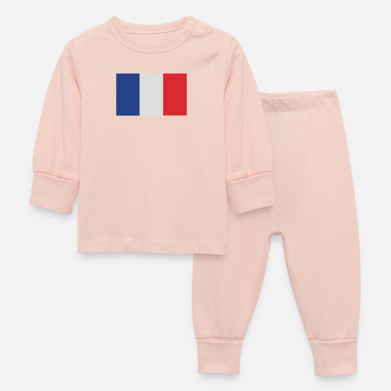 France - Pyjama Bébé - rose cristal