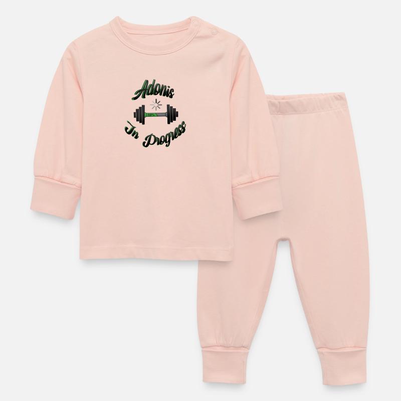 Adonis en cours 2 - Pyjama Bébé - rose cristal
