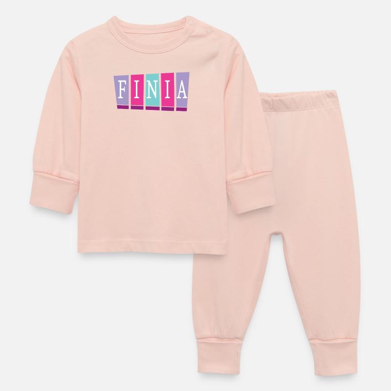 Finia - Pyjama Bébé - rose cristal