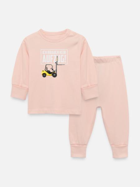 Gabelstapler Fahrer - Baby Schlafanzug - Kristallrosa