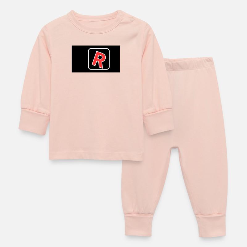 R - Pyjama Bébé - rose cristal