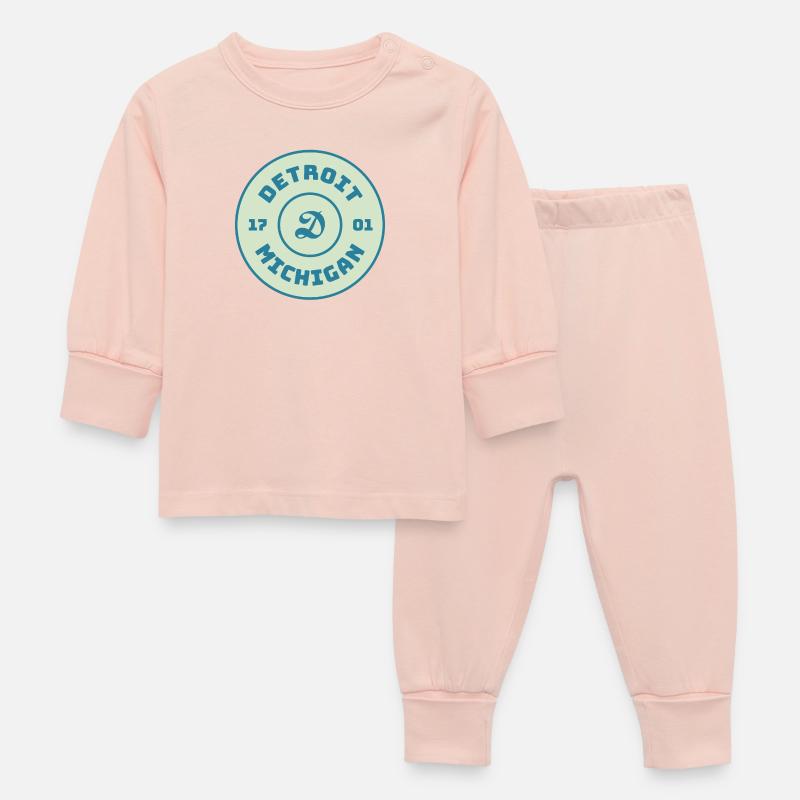 Detroit - Pyjama Bébé - rose cristal