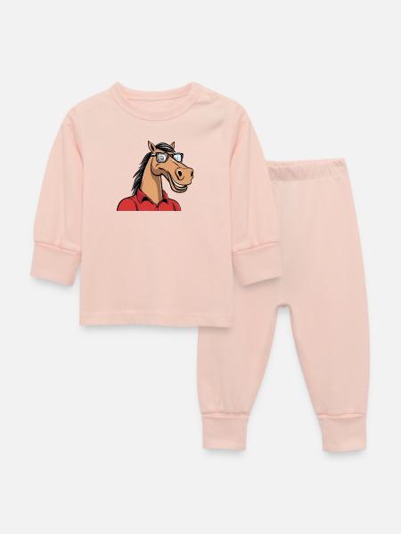 Twent-Tees Logo! - Baby Schlafanzug - Kristallrosa